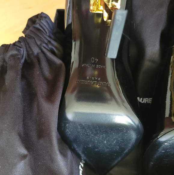 YSL OPYUM ESCARPINS / YSL OPYUM PUMPS HEEL - Picture 8 of 10